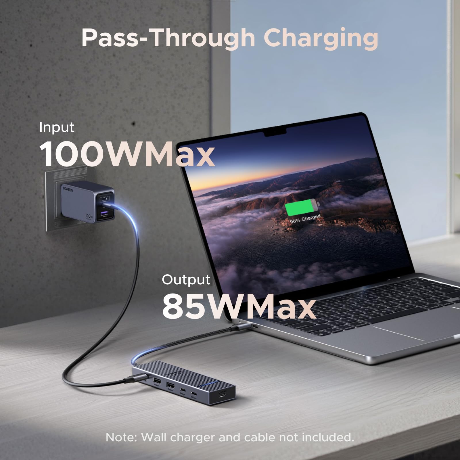 UGREEN Revodok Pro 6 - in - 1 USB - C Hub (4K@60Hz, 4x 10Gbps, 100W PD) - UGREEN EU