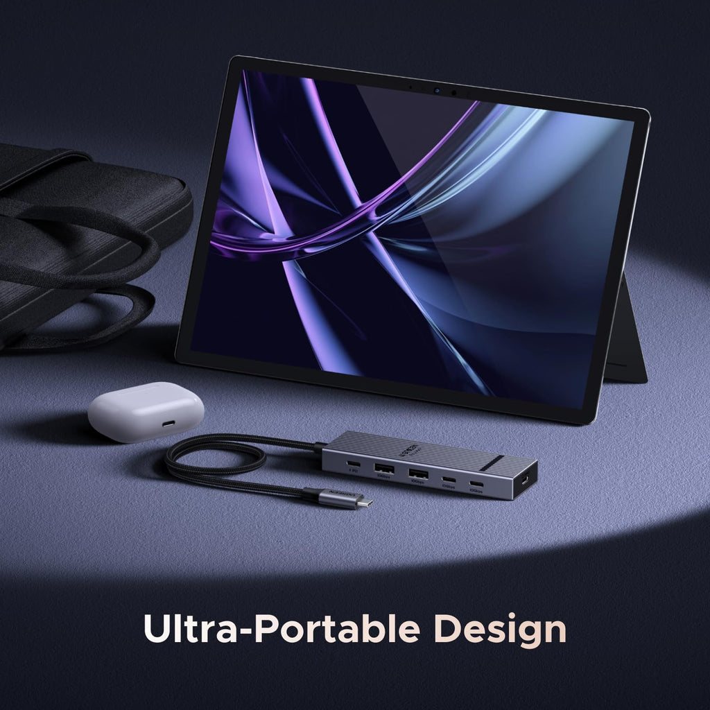 UGREEN Revodok Pro 6 - in - 1 USB - C Hub (4K@60Hz, 4x 10Gbps, 100W PD) - UGREEN EU