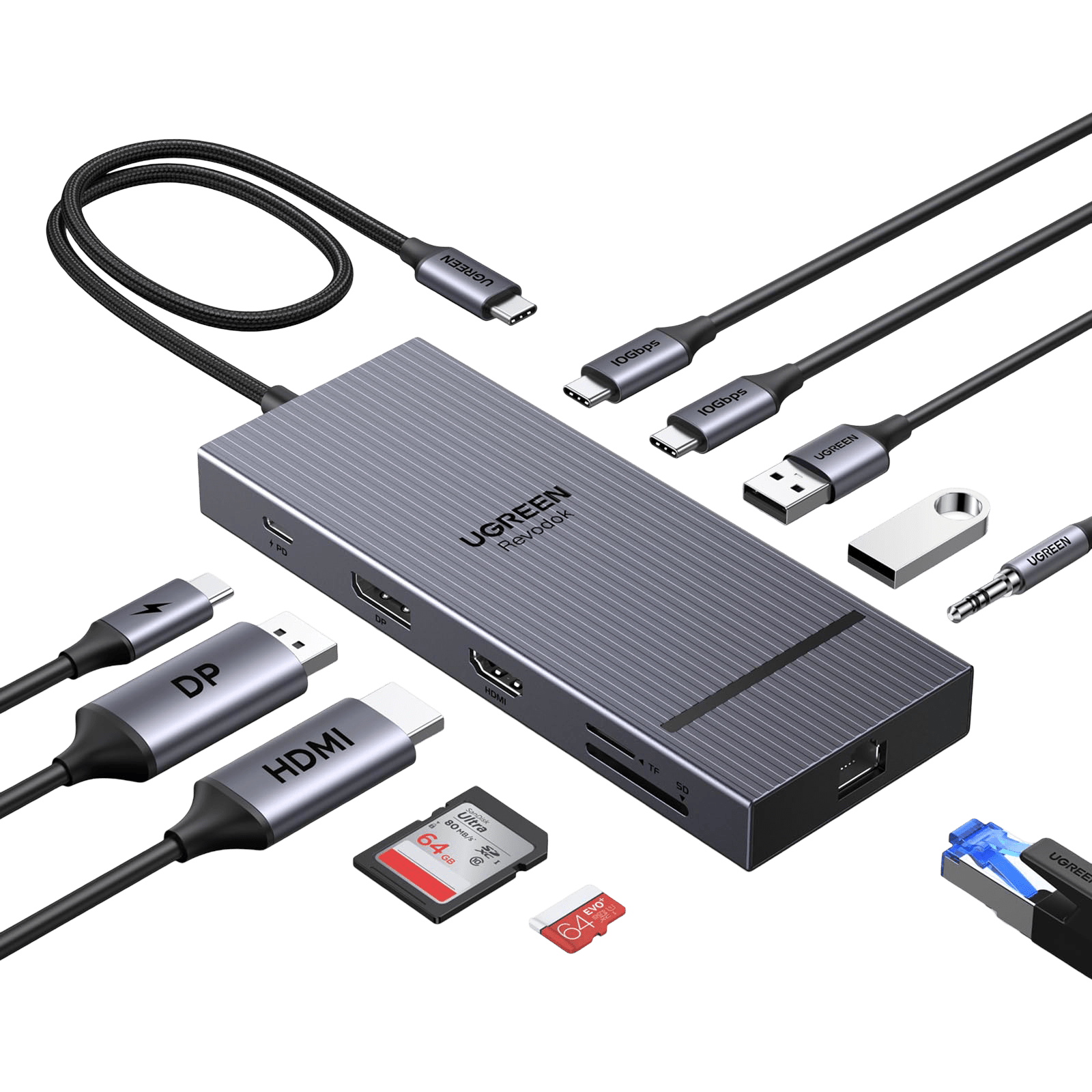 UGREEN Revodok Pro Docking Station (11-Port, Dual 4K, 100W) | UGREEN EU