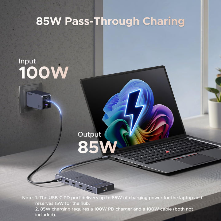 UGREEN Revodok Pro Docking Station (12 - Port, Triple 4K, 100W) - UGREEN EU