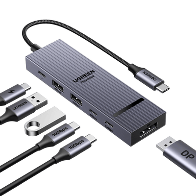 UGREEN Revodok Pro USB-C Hub (6 Θύρες, 4K@60Hz, 10Gbps, 100W)