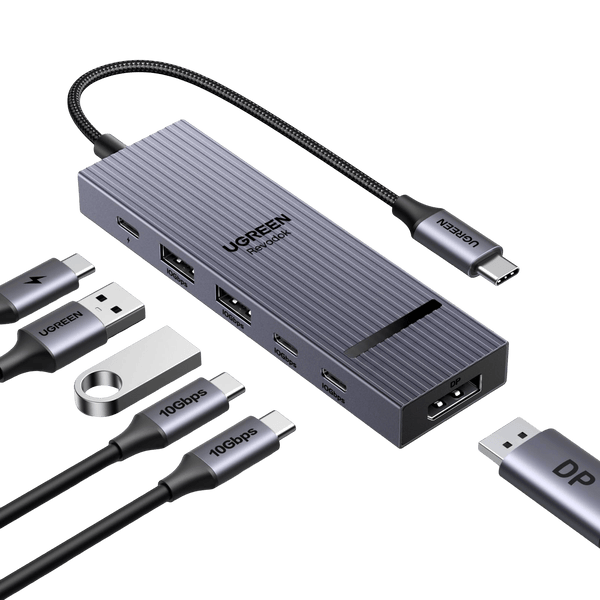 UGREEN Revodok Pro USB - C Hub (6 - Port, 4K@60Hz, 10Gbps, 100W) - UGREEN EU