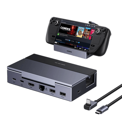 UGREEN Steam Deck Docking Station (6-in-1, 4K@120Hz, 100W, Gigabit Ethernet)