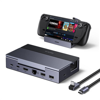 UGREEN Steam Deck Docking Station (6-in-1, 4K@120Hz, 100W, Gigabit Ethernet)