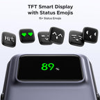 UGREEN Uno 10000mAh Magsafe Magnetic Power Bank , TFT smart display with status emojis