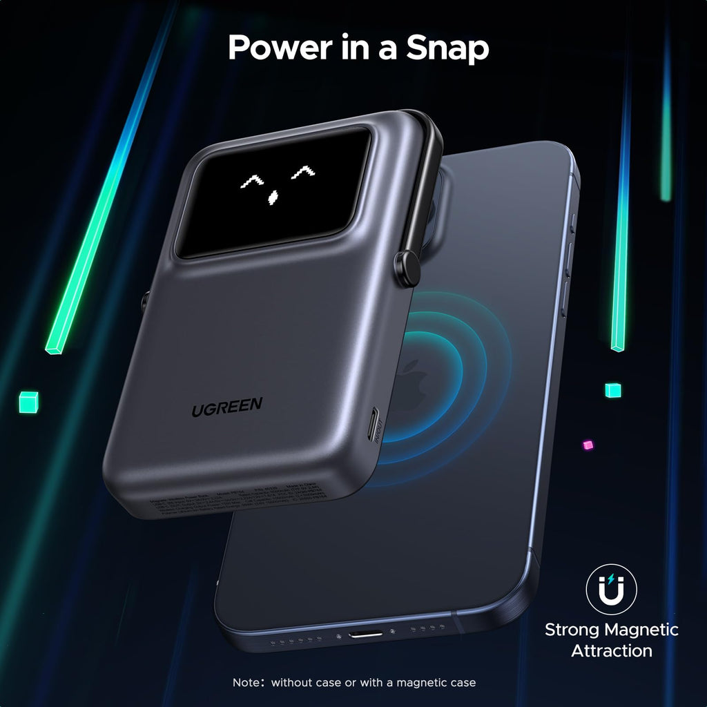 UGREEN Uno 10000mAh Magsafe Magnetic Power Bank, power in a snap,strong magnetic attraction