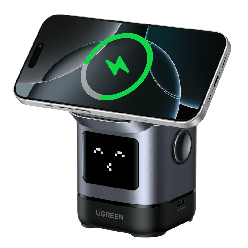 UGREEN Uno 2-in-1 Magnetic Wireless Charger 15W