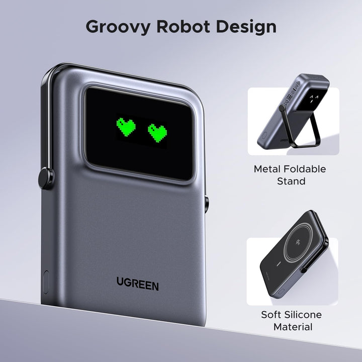 UGREEN Uno Magnetic Wireless Power Bank 10000mAh 15W - UGREEN EU