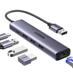 UGREEN USB 3.0 to Ethernet Adapter, 5 in 1 Multiport Hub - UGREEN EU