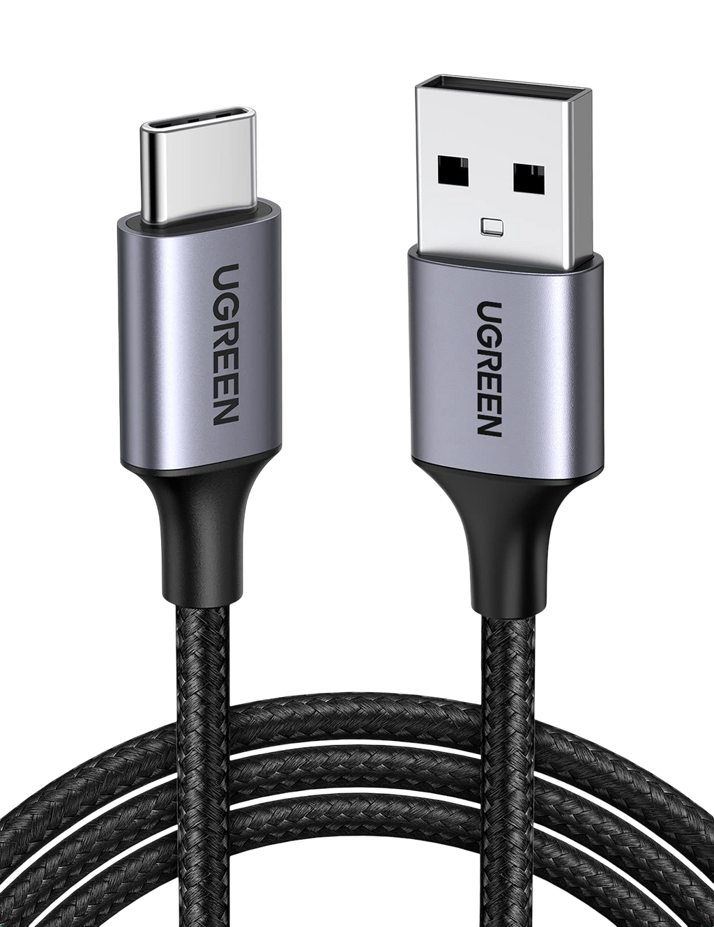 UGREEN USB A - USB C kábel (2 m, nylon fonott)