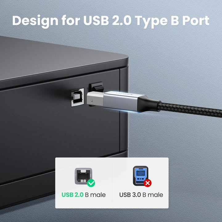 UGREEN USB B to USB C Printer Cable - UGREEN EU