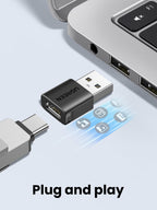 UGREEN USB C Adapter USB A 3.1 10Gbps 3 Pieces Male to Female Converter Type C Portable Compatible with iPhone 17 16 Pro Air Plus Max Galaxy S25 S24 CarPlay iPad PC Laptop MacBook - UGREEN EU