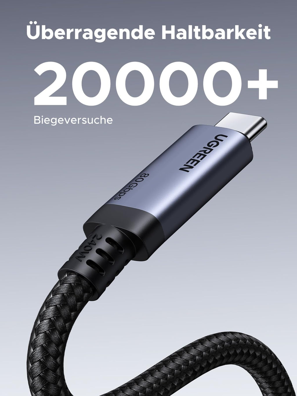 UGREEN USB - C Cable (240W, 80Gbps, 16K@60Hz) - UGREEN EU