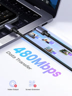 UGREEN USB - C Fast Charging Cable (240W, E - Marker Chip, 480Mbps) - UGREEN EU