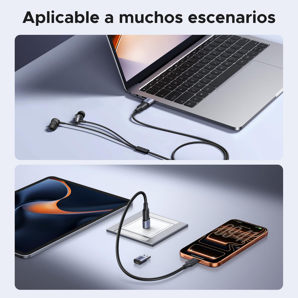 UGREEN USB C to USB 3.2 Adapter 10Gbps 5 Pcs Type C Female to Type A Male Converter Fast Charging and Data Transmission for iPhone 17 16 15 Plus Pro MAX MacBook iPad Air Galaxy S25 - UGREEN EU
