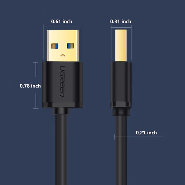 UGREEN USB to USB, 5 Gbps USB 3.0 Cable, Nylon Durable Male to Male Cable - UGREEN EU