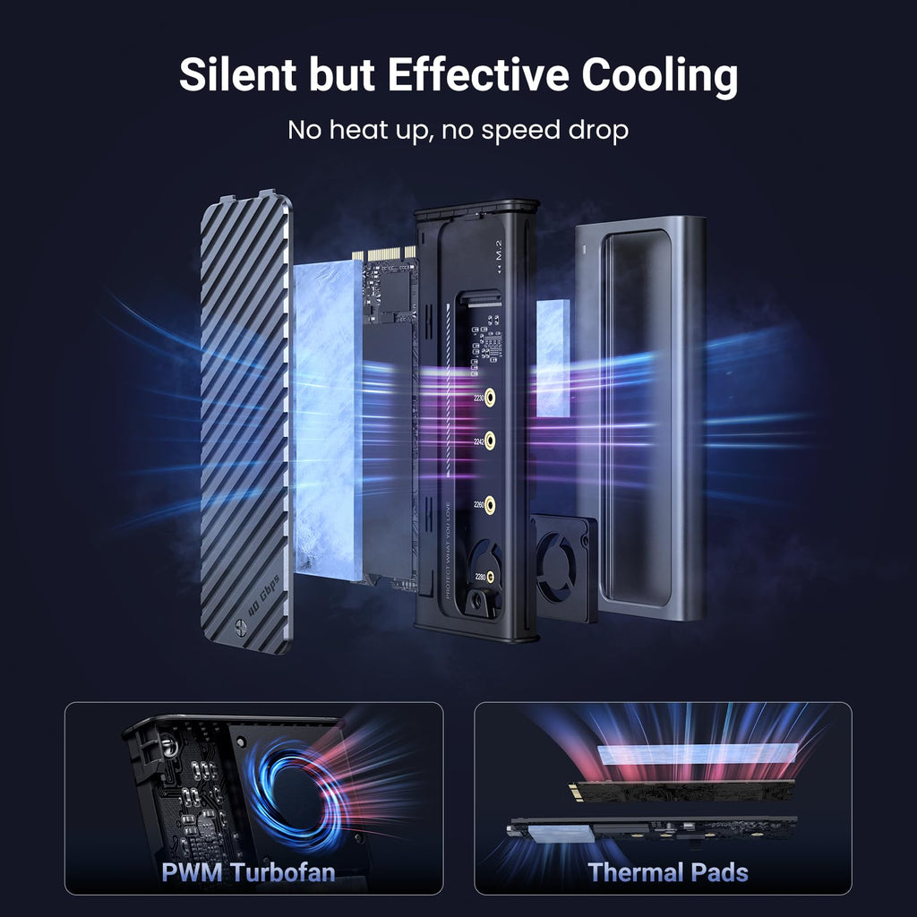 UGREEN USB4 M.2 NVMe SSD Enclosure 40Gbps 8TB - UGREEN EU