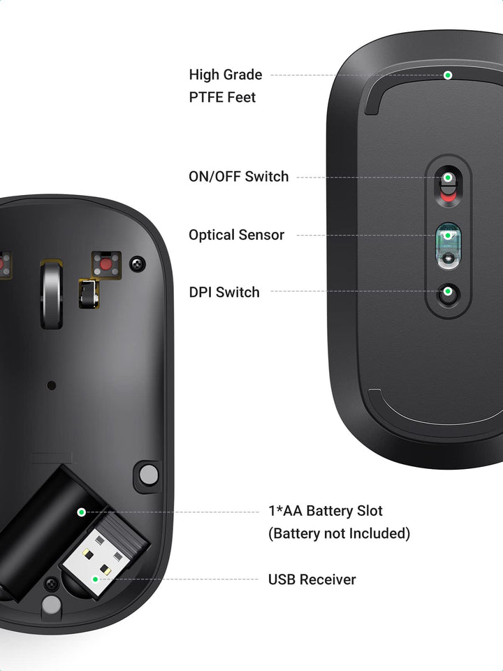 UGREEN Wireless Mouse Portable with USB Receiver - UGREEN EU