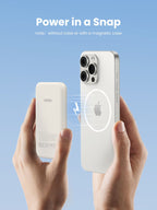 UGREEN Wireless Powerbank 5000mAh Magnetische Power Bank, power in a snap