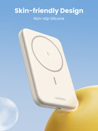 UGREEN Wireless Powerbank 5000mAh Magnetische Power Bank, skin-friendly design, non-slip silicone