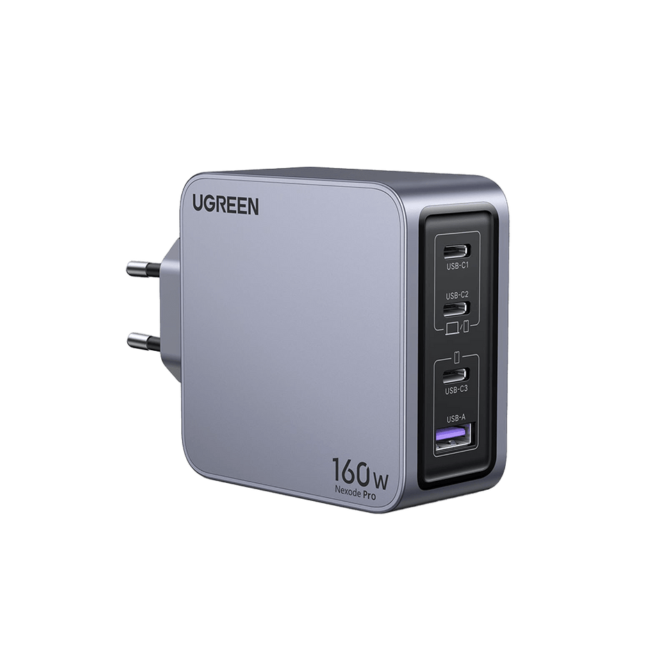Carregador Rápido Mini UGREEN Nexode Pro 160W 4-Portas GaN