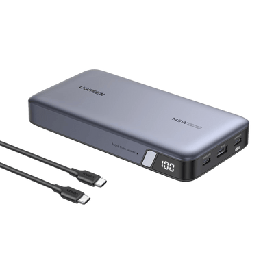 Ugreen 145W Power Bank for Laptop-3 Ports Power Bank | 25000mAh
