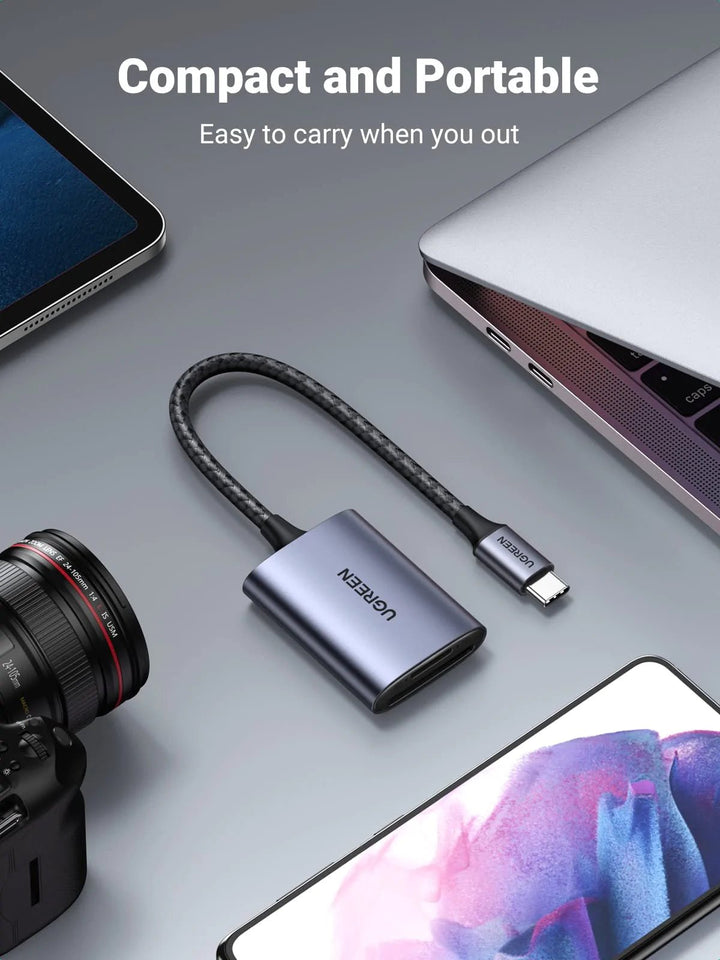 Ugreen 2 in 1 USB C SD Card Reader - UGREEN