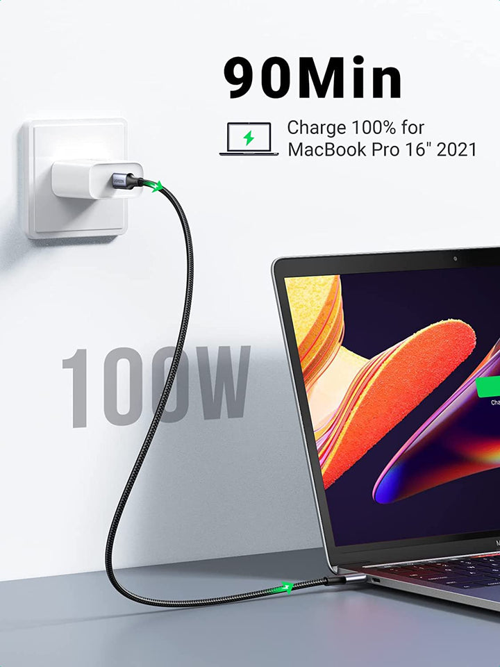 65W/100W USB-C to USB-C cables  USB Power Delivery (USB-PD) Length / Color  White Rubber - 30 cm (3A/20V/65W USB-PD)