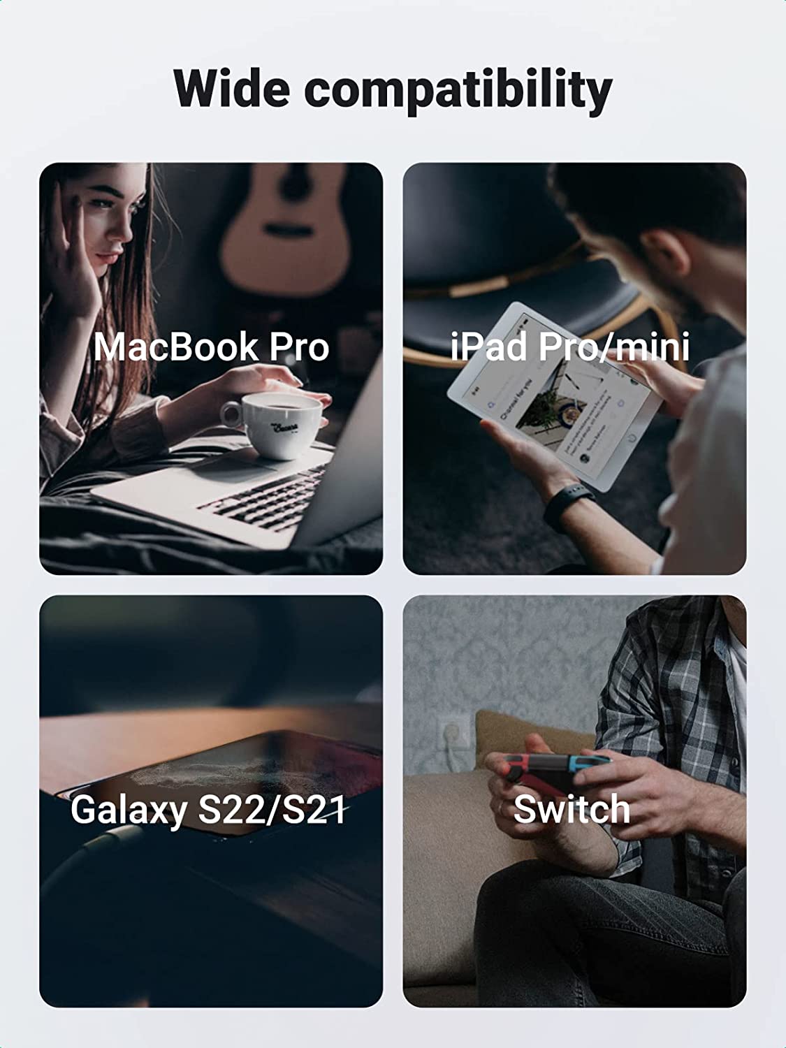 UGREEN 2 Pack USB C to USB C Charger Cable 100W 65W Power Delivery - UGREEN