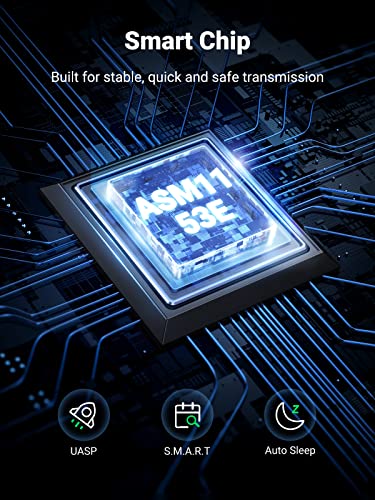 UGREEN 2.5 Inch Hard Drive Enclosure SATA HDD Caddy External USB 3.0 Hard Disk Case - UGREEN