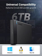UGREEN 2.5 Inch Hard Drive Enclosure SATA HDD Caddy External USB 3.0 Hard Disk Case - UGREEN