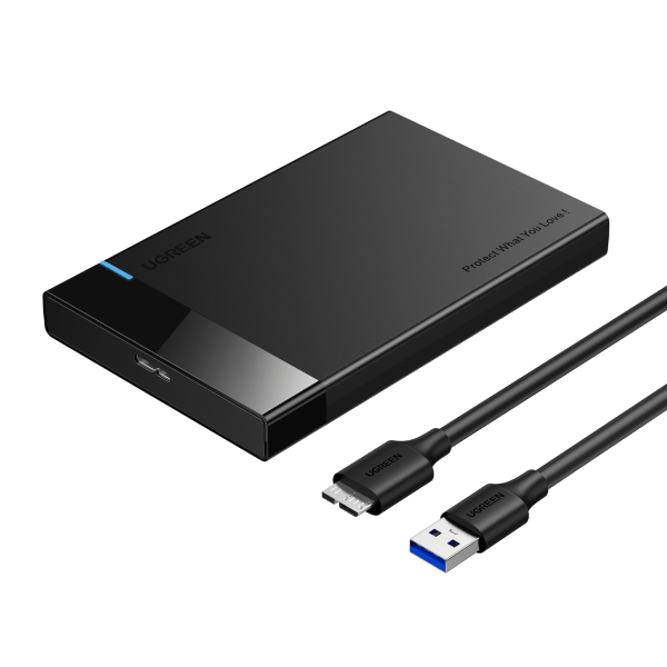 UGREEN2.5InchHardDriveEnclosureSATAHDDCaddyExternalUSB3.0HardDiskCase