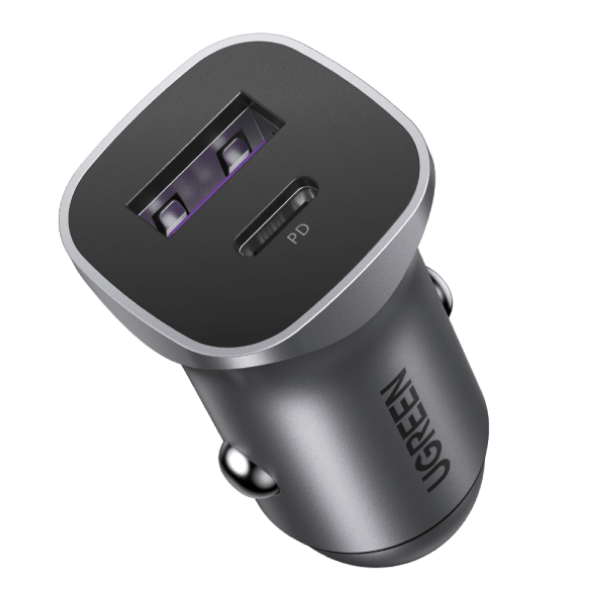 UGREEN 30W Car Charger with 60W USB C Cable PD&QC3.0 Fast Charge