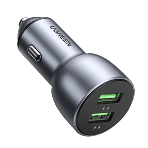 Ugreen 36W QC3.0 Car Charger with USB C Cable Dual USB Ports