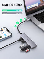 Ugreen 4-in-1 USB C Hub - UGREEN