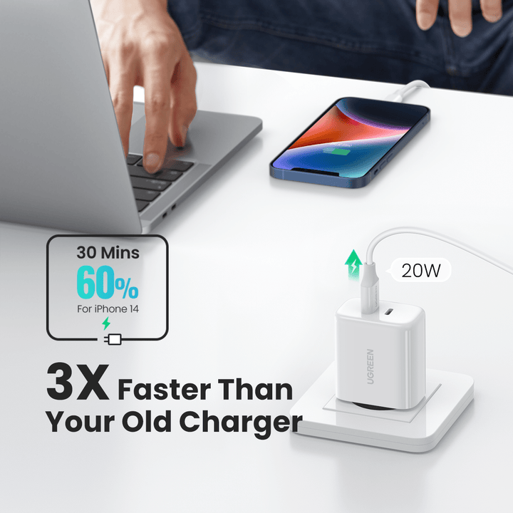 UGREEN 40W Chargeur USB C 2 Ports Compatible ave…