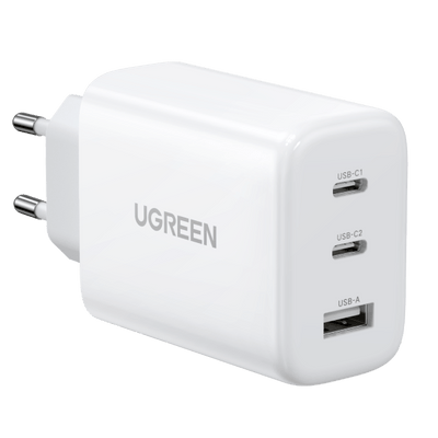 Φορτιστής UGREEN 65W USB C με 3 θύρες