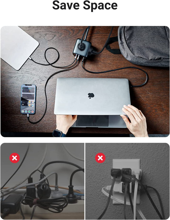 Ugreen 65W USB C GaN Charging Station-7 Ports Desktop Charger - UGREEN
