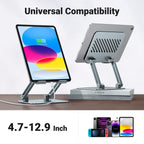 Ugreen Adjustable Tablet Holder, Foldable Aluminium Tablet - UGREEN