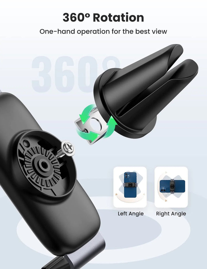 UGREEN Air Vent Car Phone Holder Reliable Stable 360 Rotation - UGREEN