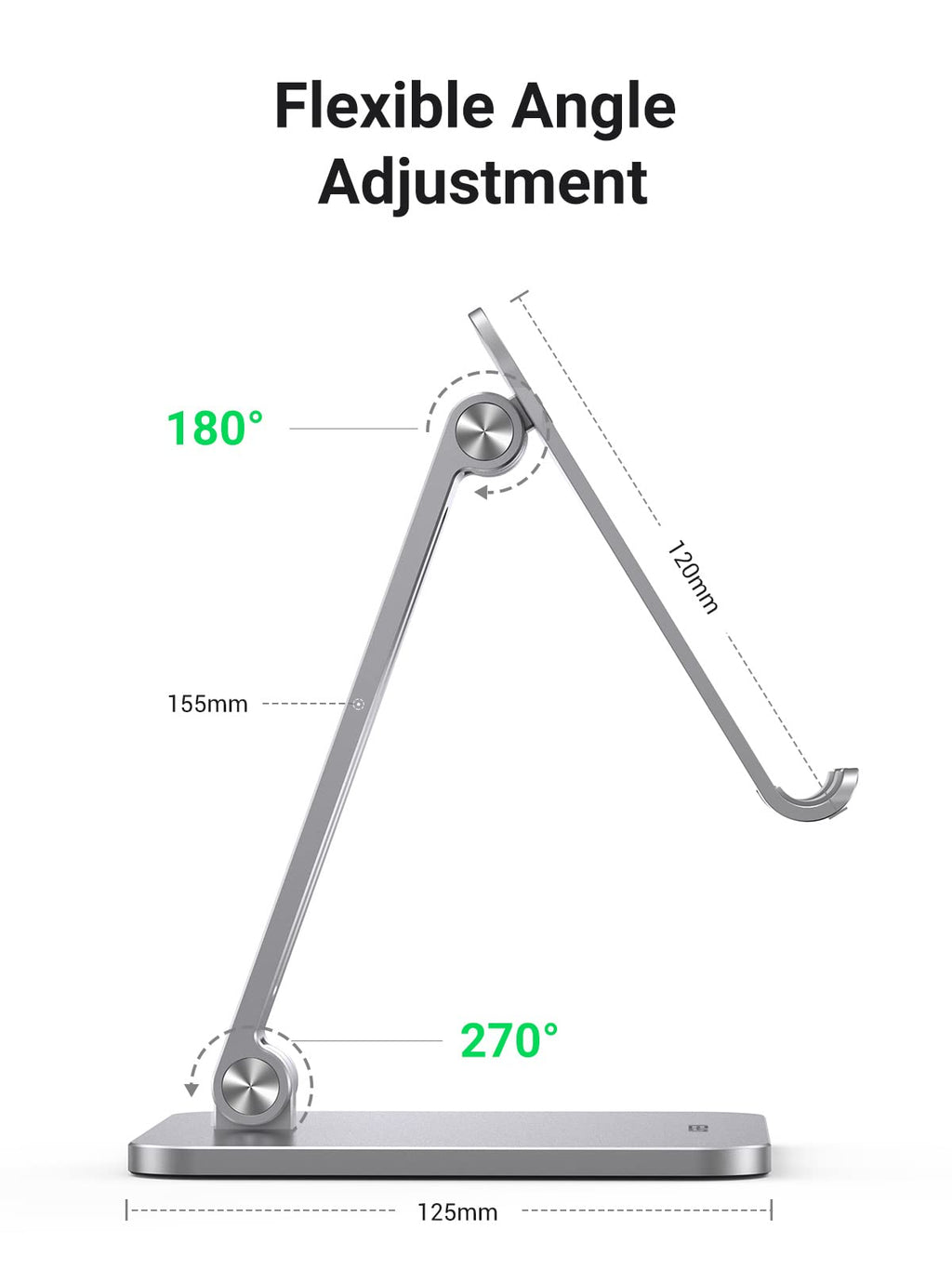 Ugreen Aluminum Adjustable Tablet Stand - UGREEN