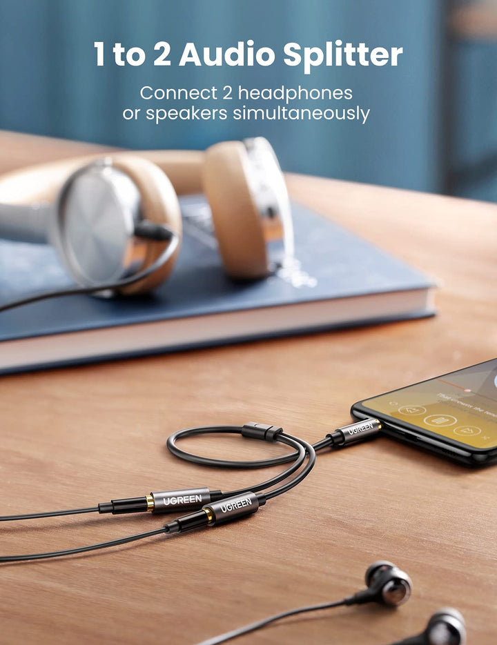 UGREEN Headphone Splitter Way Y Jack Aux Adapter UGREEN EU