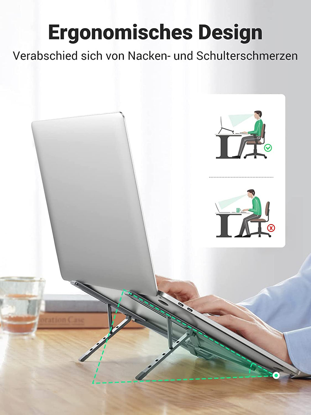 UGREEN Laptop Stand for Desk Adjustable - UGREEN