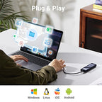 UGREEN M.2 NVMe SATA SSD Gehäuse USB 3.2 Gen 2 10 Gbps Aluminium - UGREEN