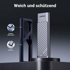 UGREEN M.2 NVMe SATA SSD Gehäuse USB 3.2 Gen 2 10 Gbps Aluminium - UGREEN
