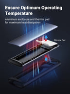 UGREEN M.2 NVMe SSD Enclosure, USB 3.2 GEN 2 10Gbps SSD Caddy - UGREEN
