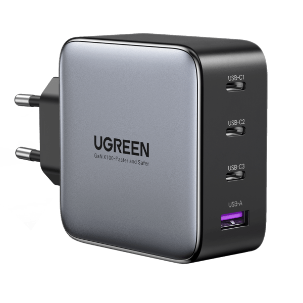 Chargeur GaN Wozinsky 65W avec ports USB, USB C prend en charge QC 3.0 PD  noir (WWCG01) - grossiste d'accessoires GSM Hurtel