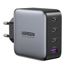 UGREEN 65W USB C Charger, Nexode 3 Ports GaN Fast Charger Block, Compact  Foldable Charger for MacBook Pro/Air, Dell XPS, iPhone 15 Pro Max/14/13,  iPad
