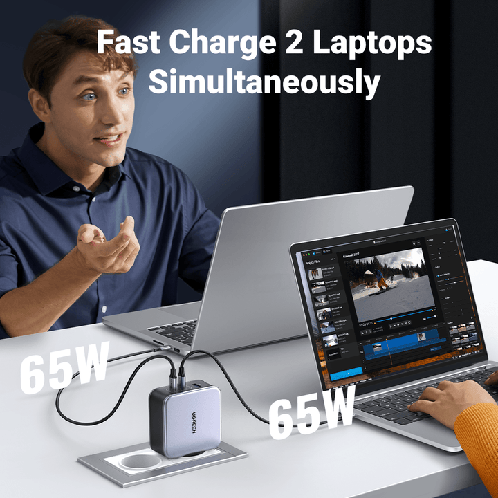 Ugreen Nexode - Triple USB Chargeur USB-C Power Delivery 140 W 5A
