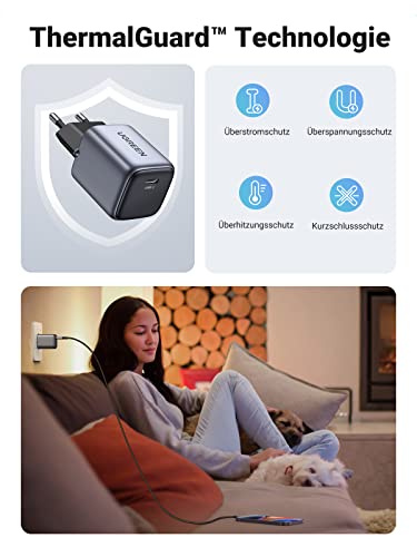 UGREEN Nexode 20W USB C Ladegerät PD 3.0 PPS Ladestecker - UGREEN